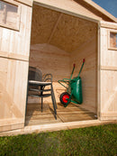 Casetta Box da Giardino per Attrezzi 200x250 cm in Legno Greta