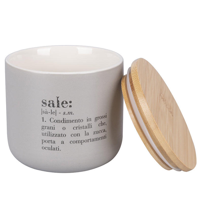 Set 3 Barattoli Sale Zucchero e Caffè 500 ml in New Bone China VdE Tivoli 1996 