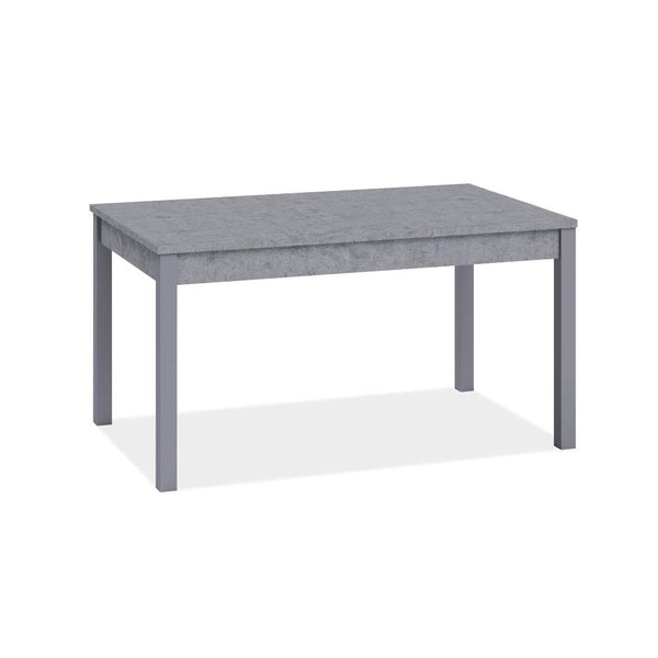 sconto Table extensible 120/160x80x77 cm ciment Firenze