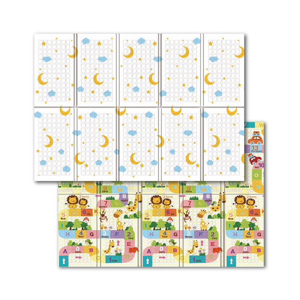 Tappeto Pieghevole Double Face Antiscivolo 120x180 cm con Borsa Stars online