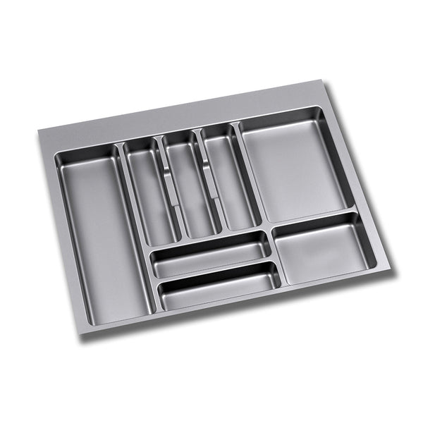 Range-couverts en plastique gris Emuca pour tiroirs de cuisine 70 cm prezzo