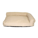 Divanetto Imbottito per Cani e Gatti Beige Varie Misure