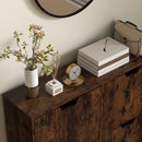 Mobile Scarpiera per 16 Paia di Scarpe 95x26x95 cm con 4 Cassetti Ribaltabili in Legno Marrone 