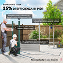 Capanno Porta Attrezzi 249x121x183 cm con 2 Prese d'Aria e Chiavistello in Acciaio Verde      