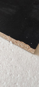 Mobile da Ingresso Appendiabiti con Scarpiera e Specchio 90x10x102 cm in Truciolato Nero