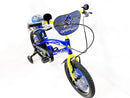 Bicicletta per Bambino 12" 2 Freni con Borraccia e Scudetto Frontale Blu