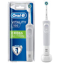 Spazzolino Elettrico Denti Vitality 100 Cross Action a Batteria Ricaricabile con Timer Oral-B