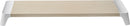 Supporto Monitor da Scrivania 53x20x5,7 cm in Plastica e Legno Bianco