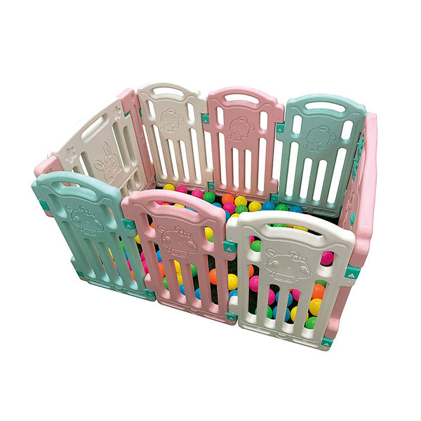 online Box Recinto Attività per Bambini 102x70x61 cm Bianco Rosa e Azzurro