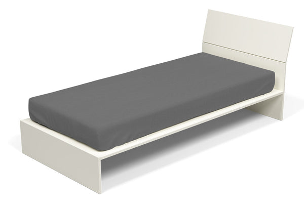 Drap inférieur avec coins et élastique couleur unie fumé acquista