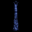 Stella Cometa Albero di Natale Puntale Cascata Illuminazione Led Natalizia