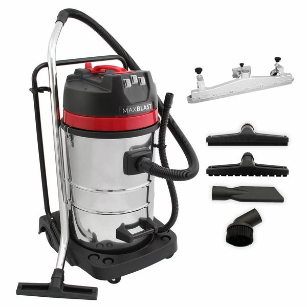 sconto Aspirateur industriel 80L pour sec et humide avec buse d'aspiration Maxblast