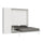 Lit double escamotable gain de place Kentaro H210 cm Blanc
