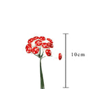 Set 24 Pick Funghetti Ø1 cm Rosso