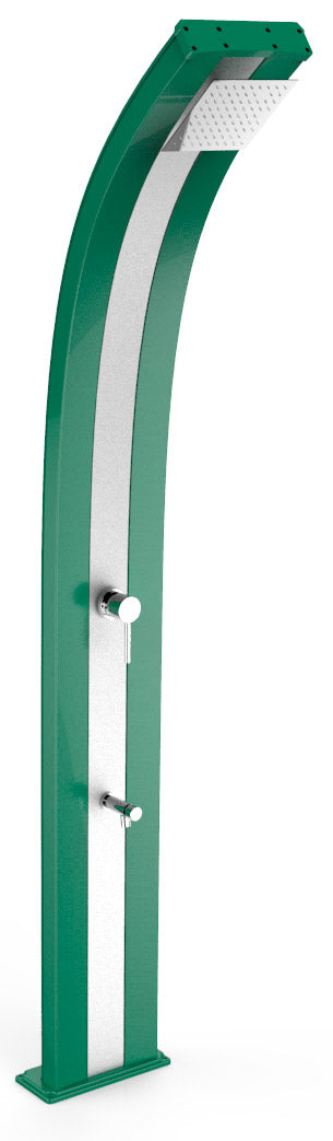 online Mitigeur de douche de jardin et lave-pieds Arkema Dada Bande Inox Vert Foncé