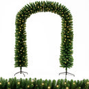 Arco Natalizio Verde 200x240 cm con 1166 Punte e 420 LED Decorazione Natale