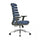 Poltrona da ufficio 64x48x120/130 cm Spring blu