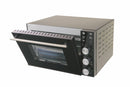 Forno Elettrico Ventilato 38 Litri 1800W con Vetro Kooper Great Stone Nero