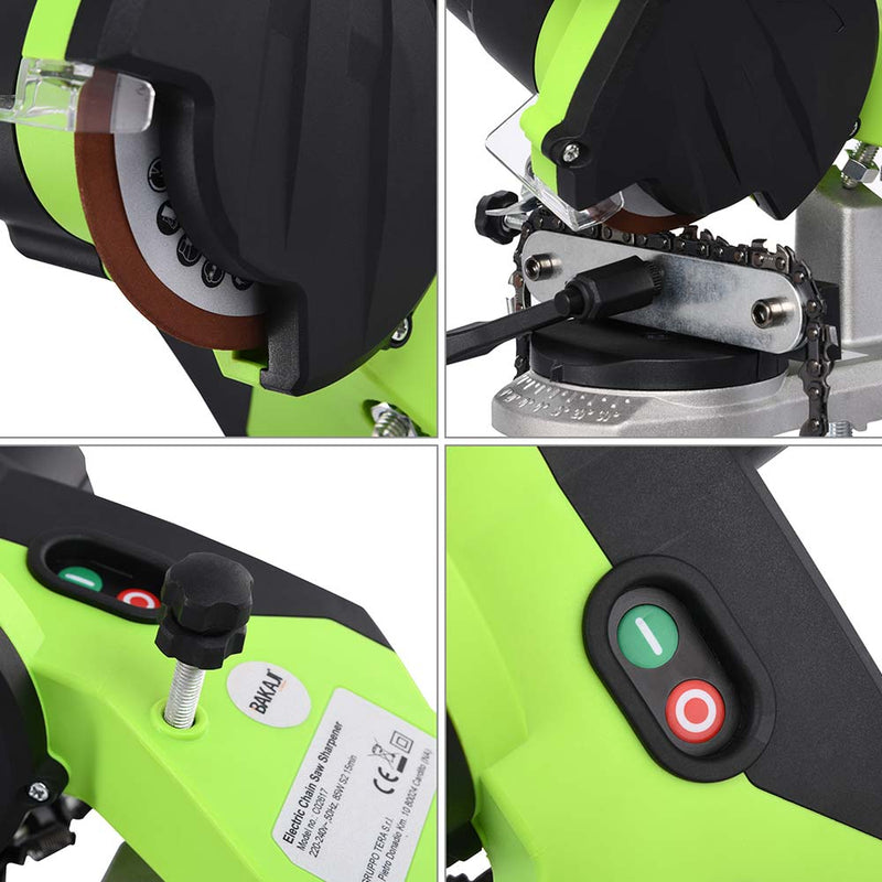 Affilacatene Elettrico Catena Motosega Affila Catena da banco 85W Disco104mm