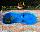 Laghetto Artificiale da Giardino 178x125x45 cm in Polietilene 610 Litri Azzurro
