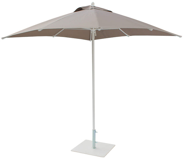 Parasol de jardin 2,25x2,25 m mât aluminium Ø40 mm Maffei Kronos Tortora online