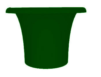 Vaso Ø72x50 cm in Resina Arkema Tummy Vase Verde Scuro sconto