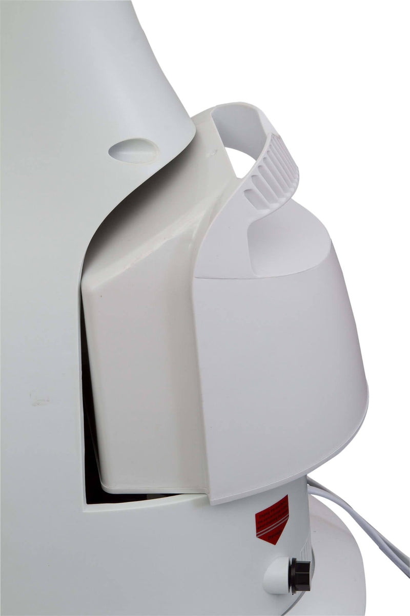 Ventilatore a Piantana Ø40cm con Nebulizzatore ad Acqua Qlima FSM40 Bianco e Nero