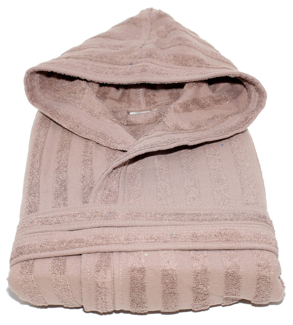Peignoir Tortora 100 % coton éponge Sally Lines sconto