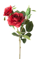 Set 8 Rose Artificiali Real Touch per 4 38 cm 