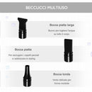 Soffiatore per Cani 2400W Velocità e Temperatura Regolabili Nero