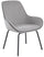 Chaise d'attente de bureau en tissu gris Tosini Santa Fe