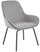 Chaise d'attente de bureau en tissu gris Tosini Santa Fe