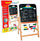 Tableau noir pour enfants avec chevalet en bois et boulier H69 Kids Joy Play and Write