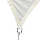 Tenda a Vela Ombreggiante Rettangolare 4x6m in Poliestere Bianco Crema