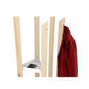 Appendiabiti scarpiera 120x36x168 cm Katana rovere bianco