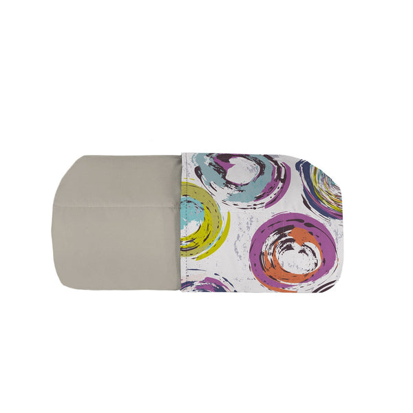 Trapuntino Estivo in Microfibra 100 gr con Stampa Cerchi Astratti Basic Varie Misure online