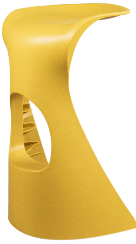 prezzo Tabouret de bar de cuisine en polypropylène jaune Vandi