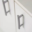 Armadietto Multiuso 2 Ante 72,3x36x81 cm in Truciolare Nobilitato Bianco