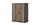 Armadio Porta Attrezzi da Esterno 1400L Keter Signature Vertical Shed in Resina Effetto Legno Noce