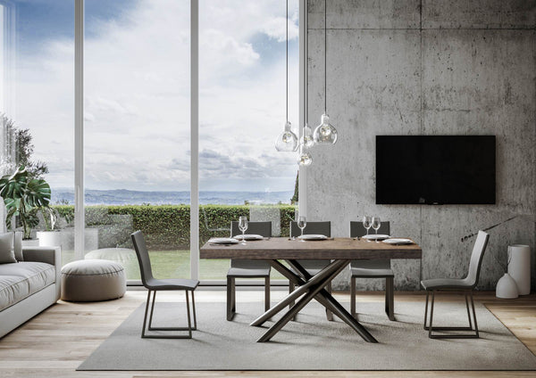 Tavolo 160x90x77 cm Famas Fix Noce sconto