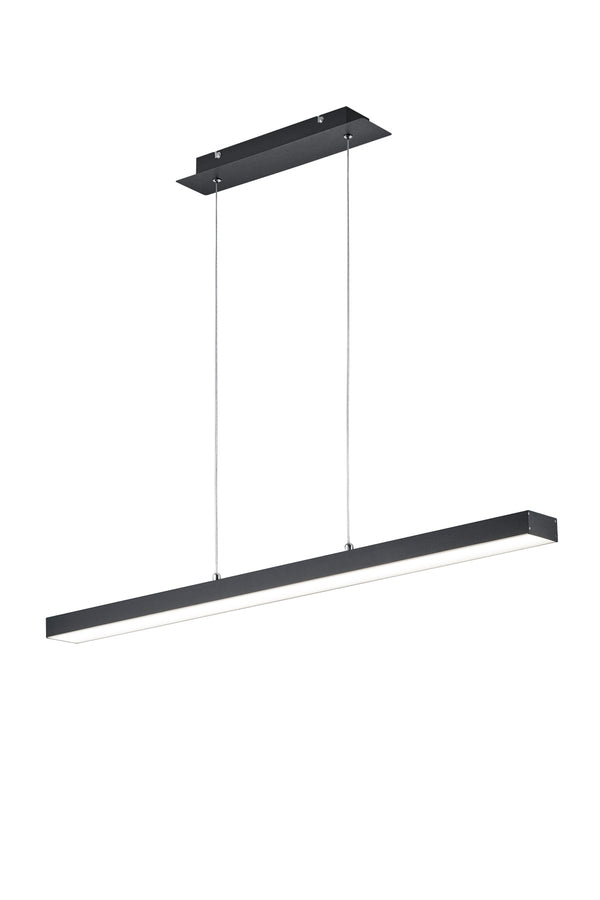 Suspension LED d'intérieur en aluminium noir mat sconto