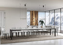 Tavolo Allungabile 120-380x90x77 cm Everyday Evolution Bianco Frassino