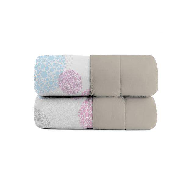 prezzo Trapunta Invernale Stampata in Microfibra 200gr Double Face Molecole Varie Misure