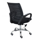 Poltrona da Ufficio Lucy 56x58x94/104 h cm in Poliuretano Nero