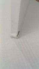 Coprilavatrice da Esterno in PVC 77x71x93,5 cm 2 Ante Forlani Laundry XXL Bianco Seconda Scelta