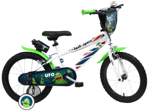 Vélo Enfant 16" 2 Freins UFO Blanc acquista