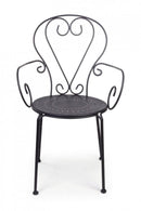 Sedia da Giardino 49x49x89h cm con Braccioli Etienne Antracite