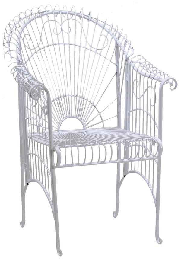 Fauteuil de jardin en métal blanc Adami Viareggio prezzo