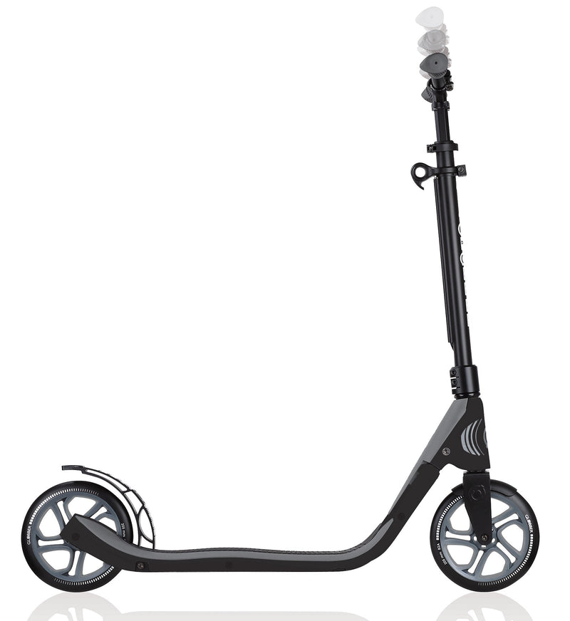 Monopattino 2 Ruote in Alluminio Globber One Nl 205 Nero e Grigio