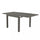 Table extensible Hawaii 90/180x90x75 h cm en aluminium taupe
